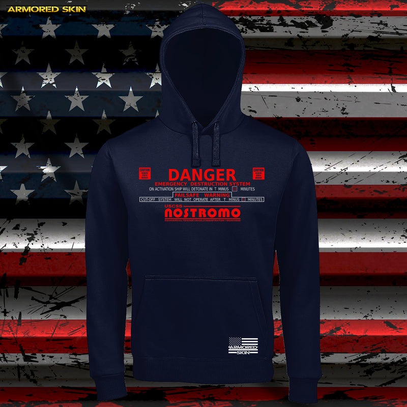 SUDADERA NOSTROMO EMERGENCY DESTRUCTION