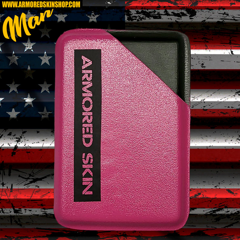 TARJETERO KYDEX ARMORED SKIN ROSA