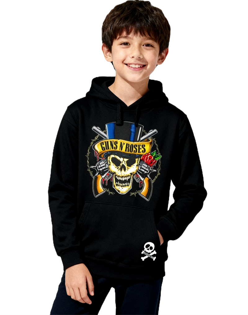 SUDADERA NIÑO GUNS AND ROSES