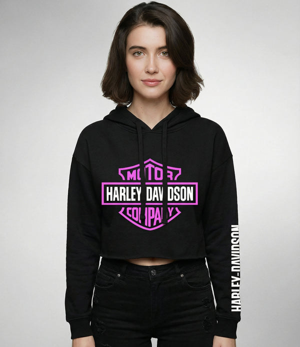 SUDADERA CROPPED HARLEY DAVIDSON