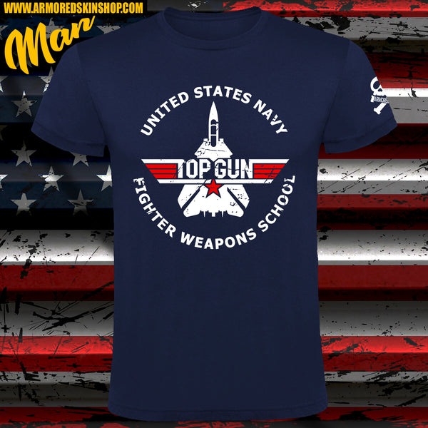 CAMISETA TOP GUN SCHOOL VINTAGE