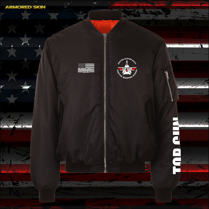CHAQUETA BOMBER TOP GUN NAVY
