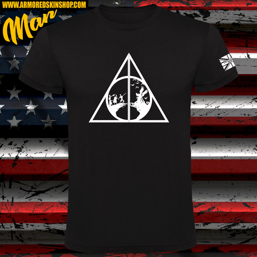 CAMISETA HARRY POTTER DEATHLY HALLOWS