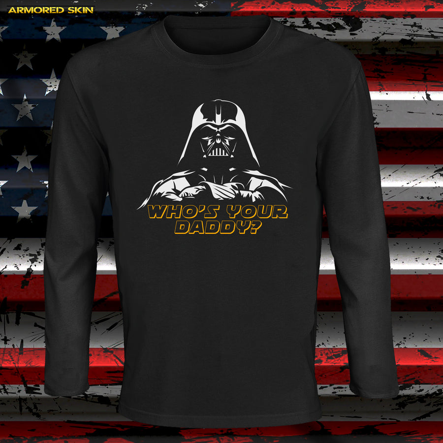 CAMISETA MANGA LARGA WHOS YOUR DADDY