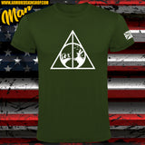 CAMISETA HARRY POTTER DEATHLY HALLOWS
