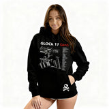 SUDADERA MUJER GLOCK 17 GEN 5 PARTS