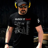 CAMISETA GLOCK 17 GEN 5 PARTS