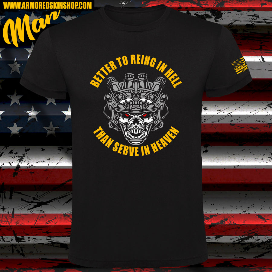 CAMISETA BETTER TO REIGN IN HELL