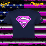 CAMISETA CROPPED SUPERMAN