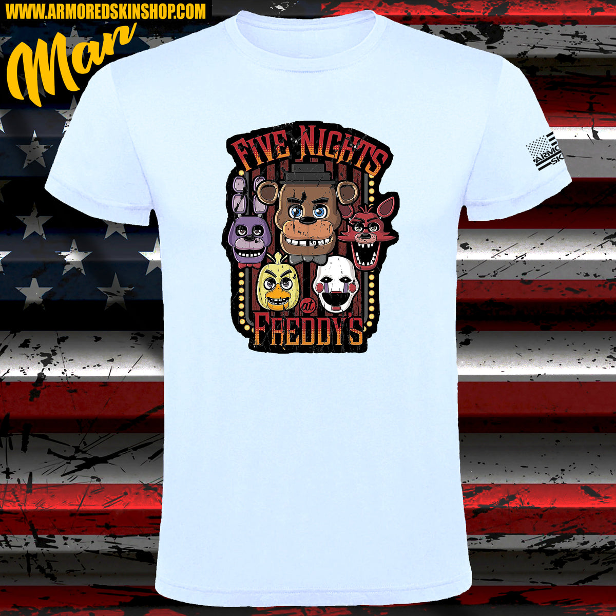 CAMISETA FIVE NIGHTS AT FREDDYS