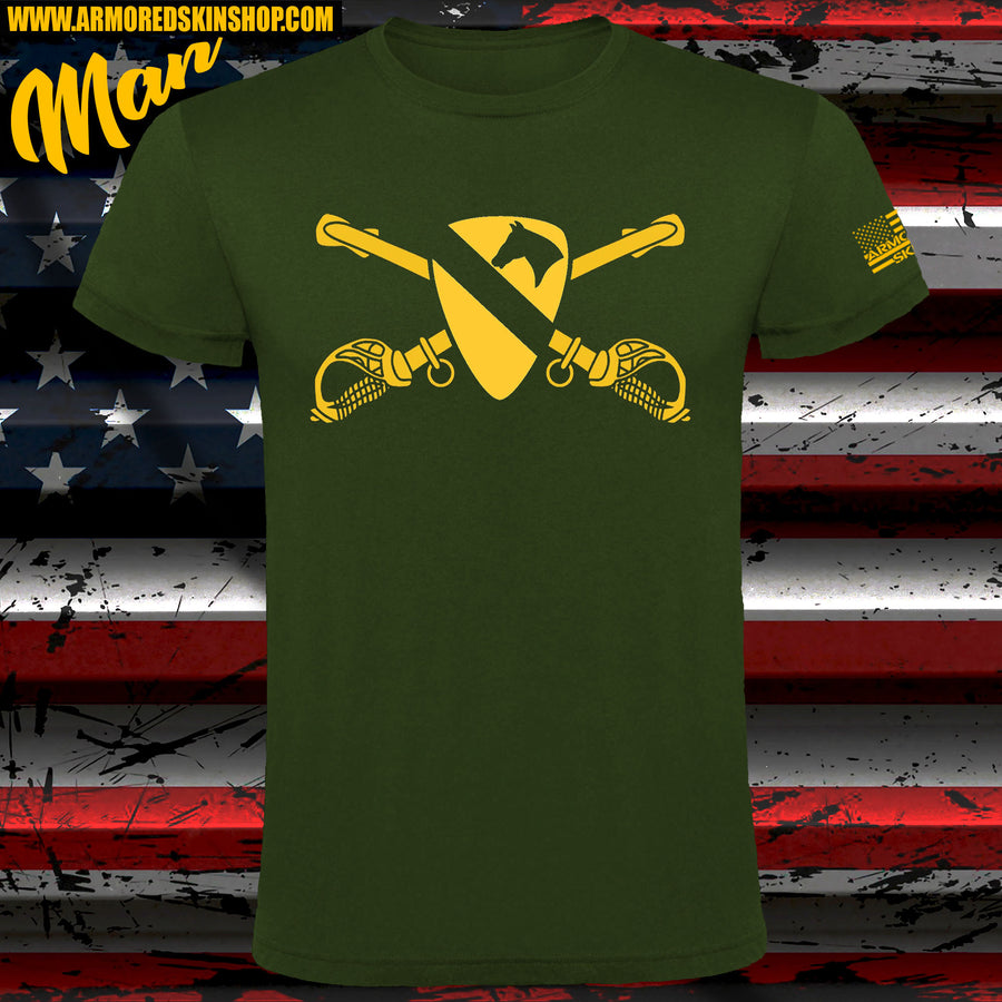 CAMISETA CAVALRY DIVISION CROSSED SABERS