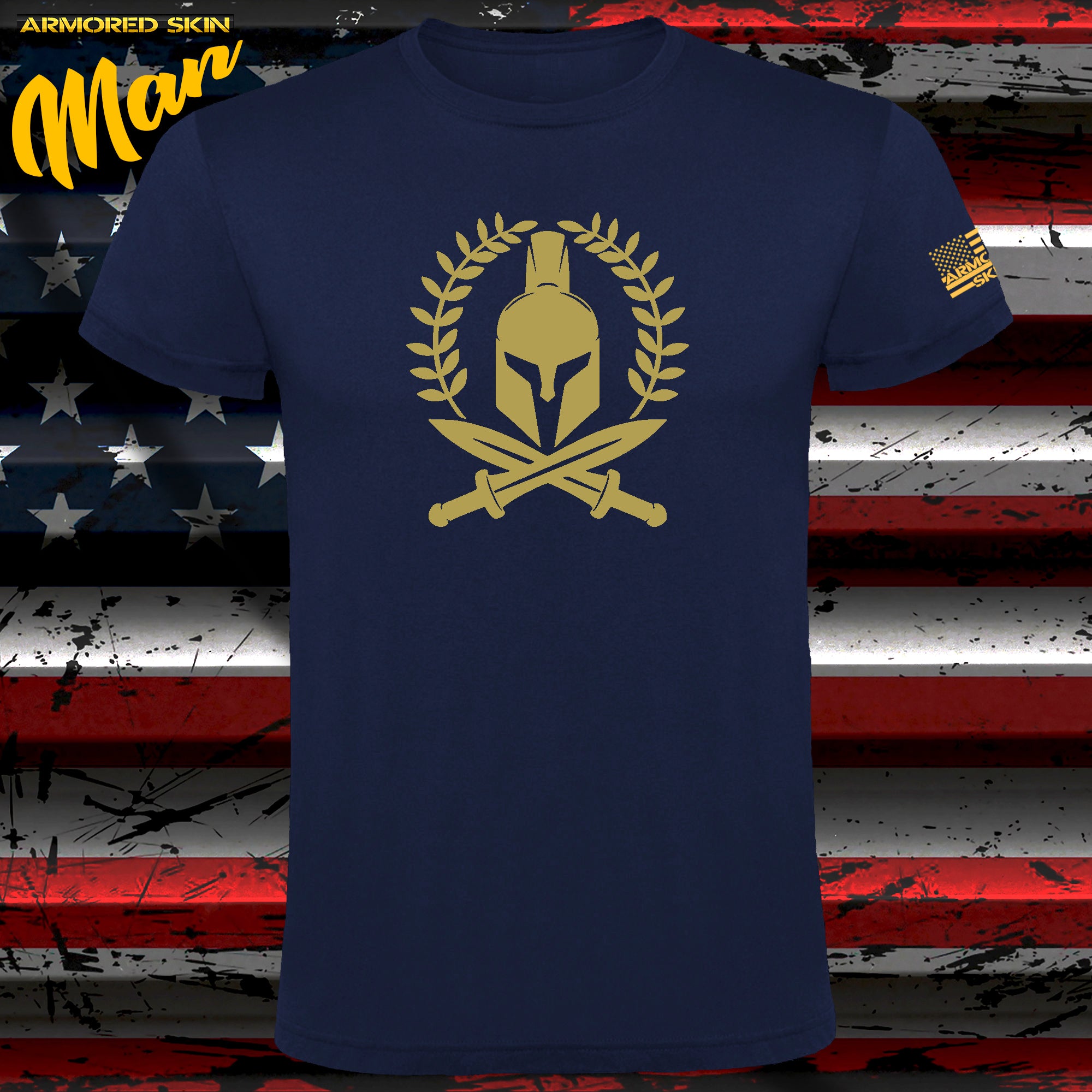 CAMISETA SPARTAN GOLD