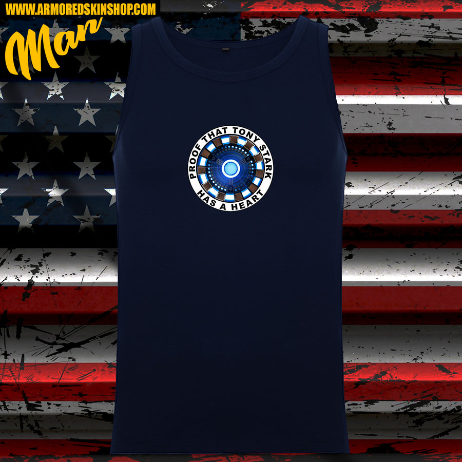 CAMISETA TIRANTE TONY STARK HAS A HEART