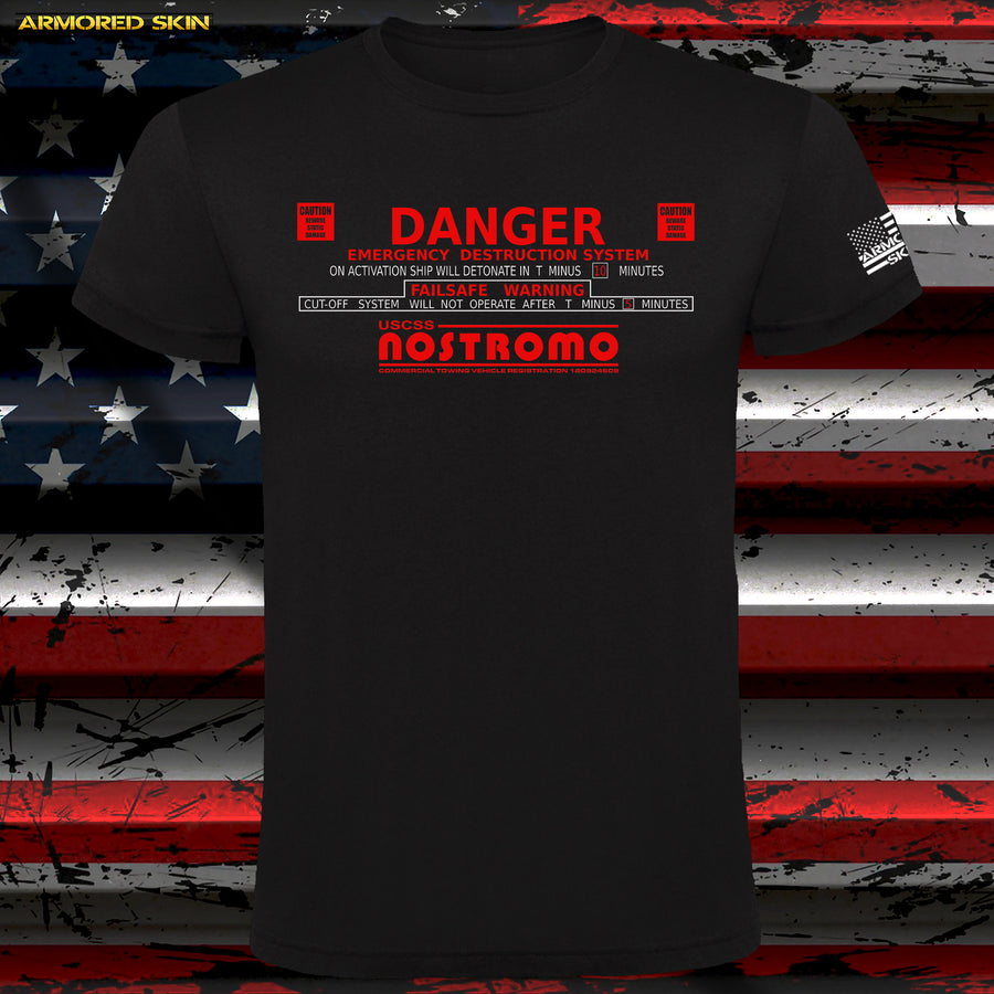 CAMISETA NOSTROMO EMERGENCY DESTRUCTION
