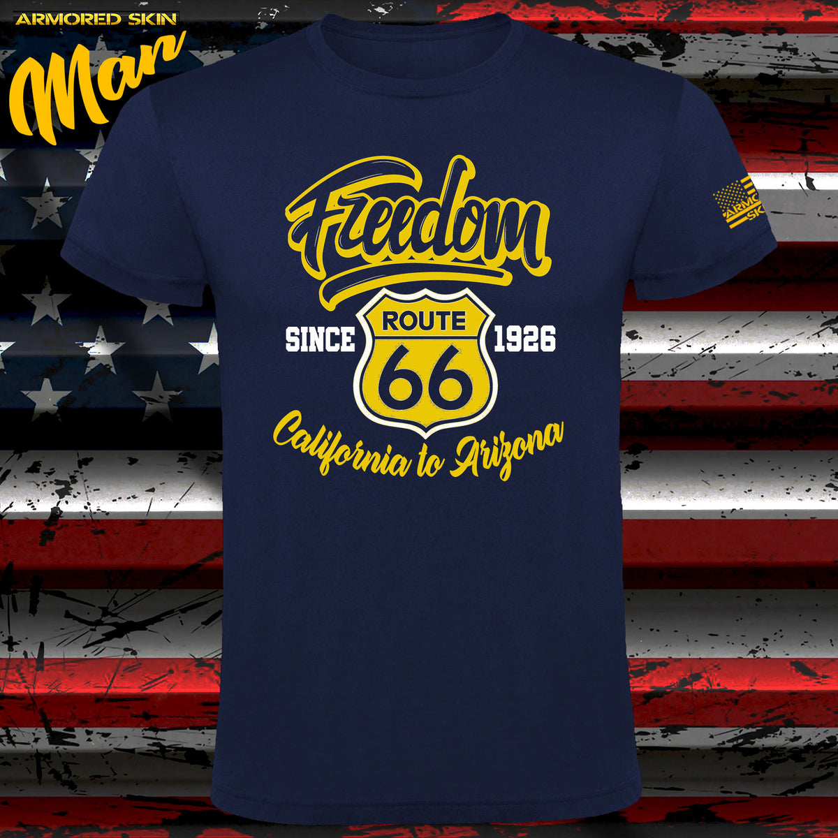 CAMISETA FREEDOM ROUTE 66