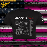 CAMISETA CROPPED GLOCK 17 GEN 5 PARTS