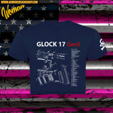 CAMISETA CROPPED GLOCK 17 GEN 5 PARTS