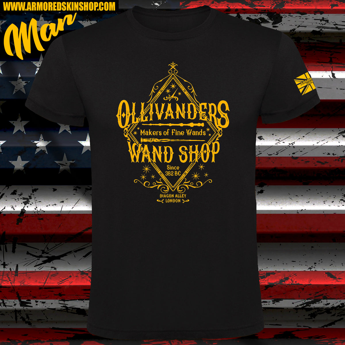 CAMISETA HARRY POTTER OLLIVANDERS WAND SHOP