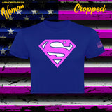 CAMISETA CROPPED SUPERMAN