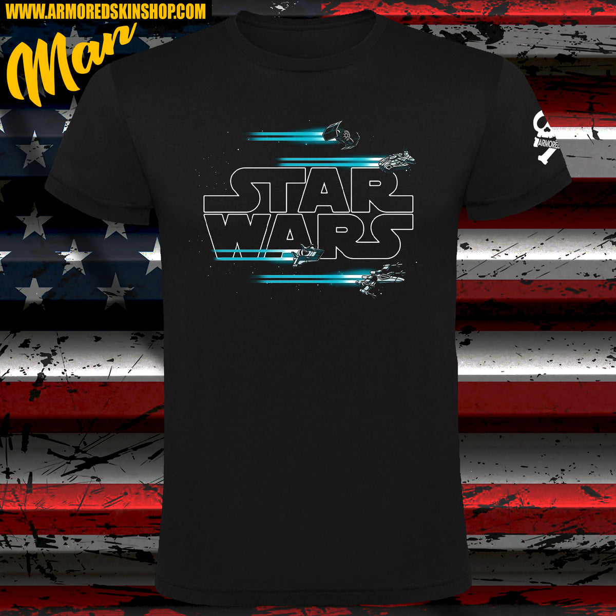 CAMISETA STAR WARS BATTLE