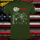 CAMISETA COLT 1911 PARTS