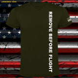 CAMISETA REMOVE BEFORE FLIGHT VERTICAL