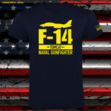 CAMISETA F-14 NAVAL GUNFIGHTER