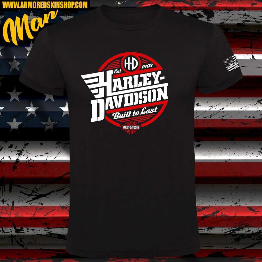 CAMISETA HARLEY DAVIDSON BUILT TO LAST
