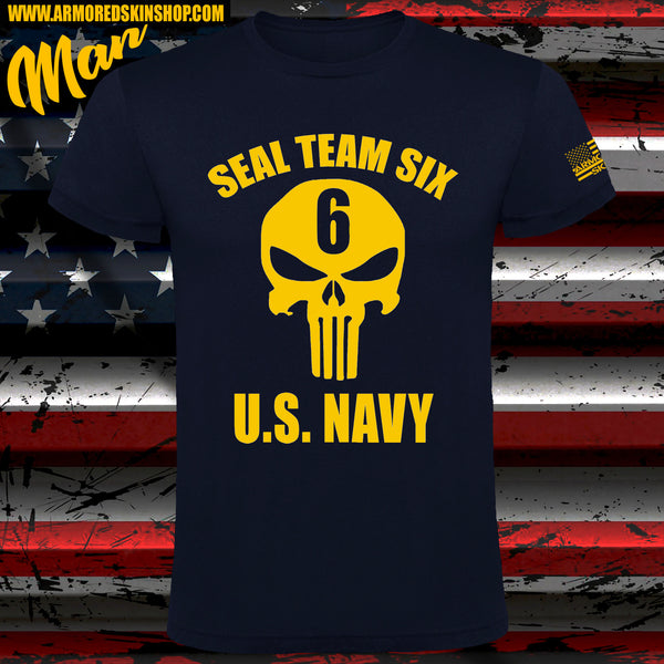 CAMISETA SEAL TEAM 6 PUNISHER U.S. NAVY
