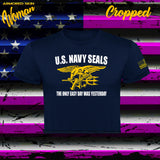 CAMISETA CROPPED US NAVY SEALS THE ONLY EASY DAY