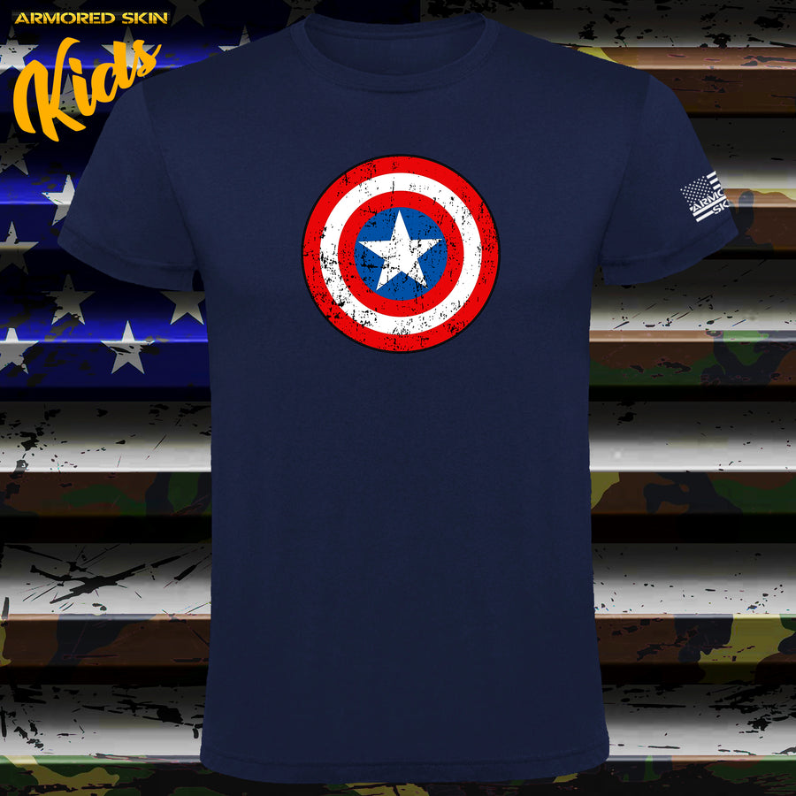 CAMISETA NIÑO CAPITAN AMERICA