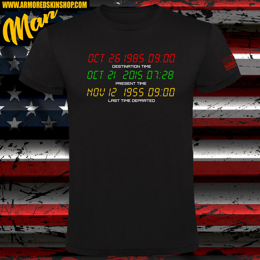 CAMISETA BACK TO THE FUTURE DELOREAN COUNTDOWN