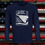 CAMISETA MANGA LARGA F-14 MACH 1.88