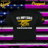 CAMISETA CROPPED US NAVY SEALS THE ONLY EASY DAY