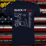 CAMISETA GLOCK 17 GEN 5 PARTS
