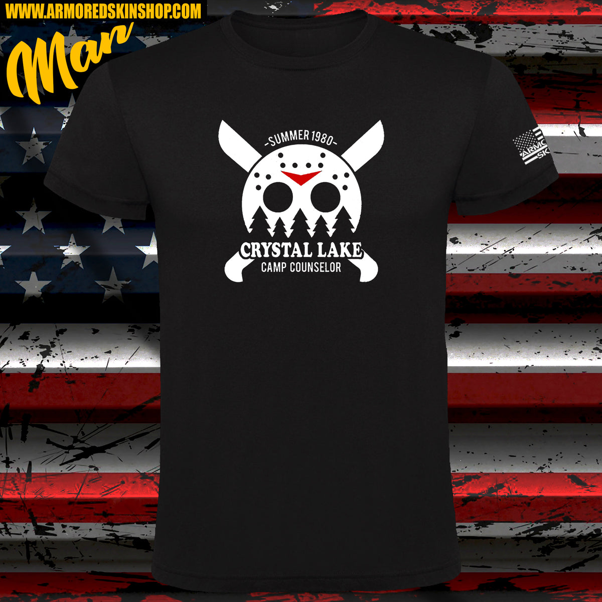 CAMISETA CRYSTAL LAKE CAMP VIERNES 13