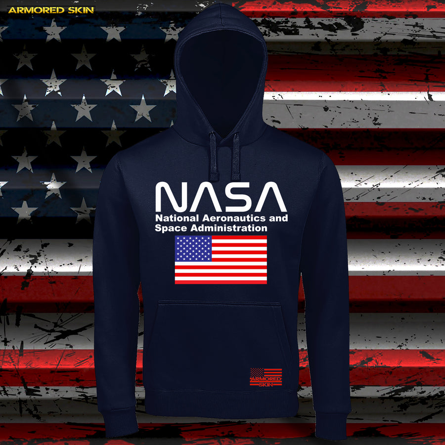 SUDADERA NASA FLAG