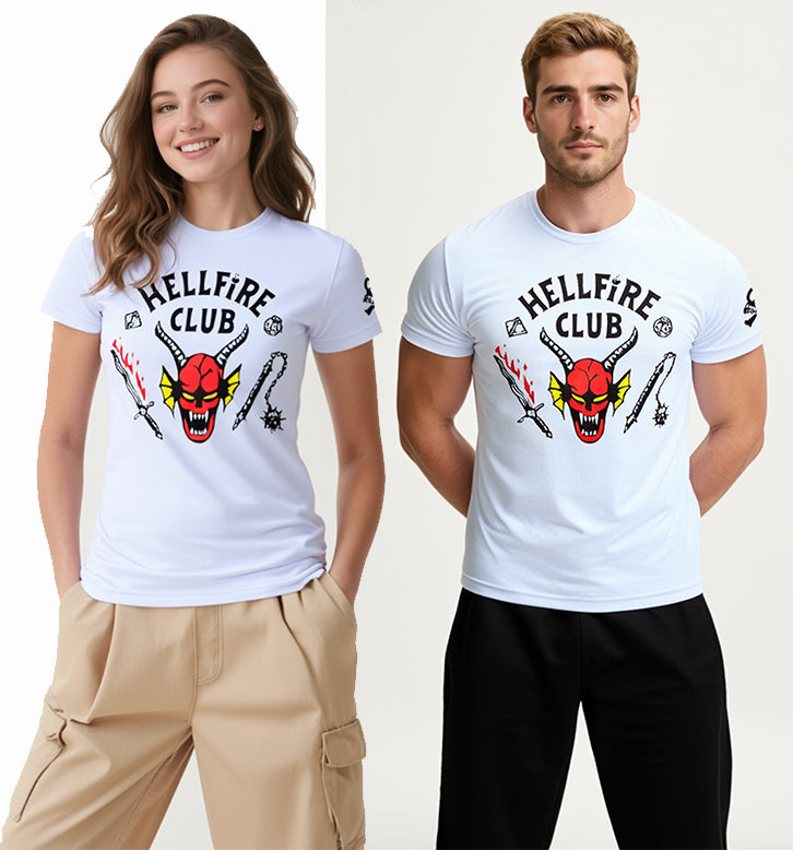CAMISETA STRANGER THINGS HELLFIRE CLUB