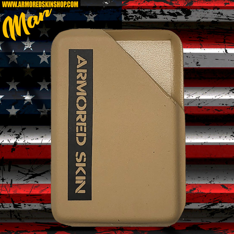 TARJETERO KYDEX ARMORED SKIN COYOTE