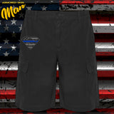 BERMUDA SUPERMAN BLUE THIN LINE