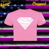 CAMISETA CROPPED SUPERMAN