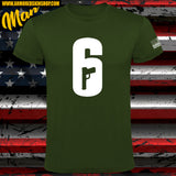 CAMISETA RAINBOW 6 GUN