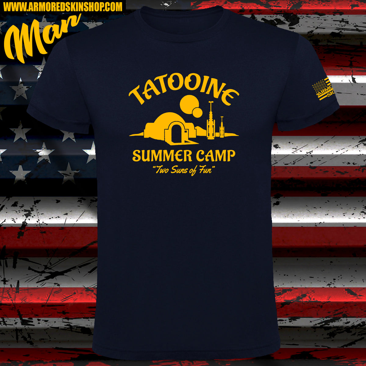 CAMISETA STAR WARS TATOOINE SUMMER CAMP