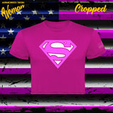 CAMISETA CROPPED SUPERMAN