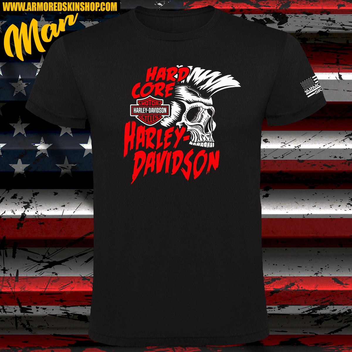 CAMISETA HARLEY DAVIDSON HARD CORE