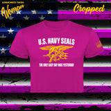 CAMISETA CROPPED US NAVY SEALS THE ONLY EASY DAY