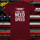 CAMISETA TOP GUN NEED FOR SPEED