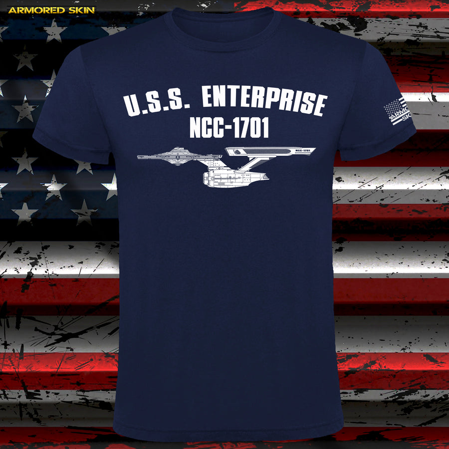 CAMISETA STAR TREK USS ENTERPRISE 1701