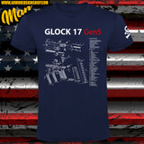 CAMISETA GLOCK 17 GEN 5 PARTS