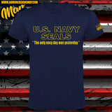 CAMISETA U.S. NAVY SEALS THE ONLY EASY DAY